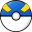 An icon of a Great Ball, recoloured to match IKEA's colour palette.